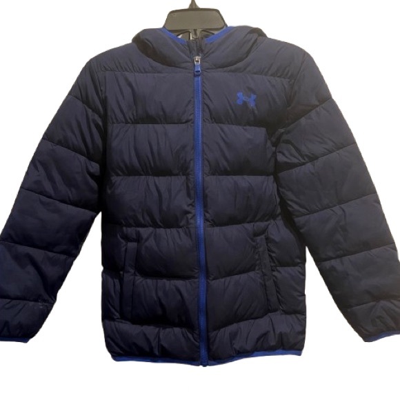Under Armour Other - Under Armour Kids Dark Blue Puffer Jacket
